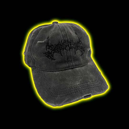 'SHATTERED WEB' DISTRESSED CAP