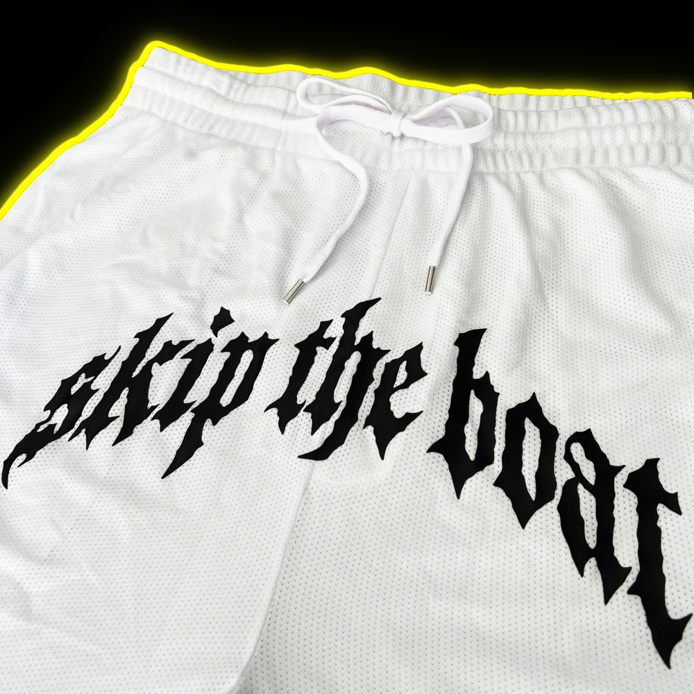 'LOGO' COURT SHORTS
